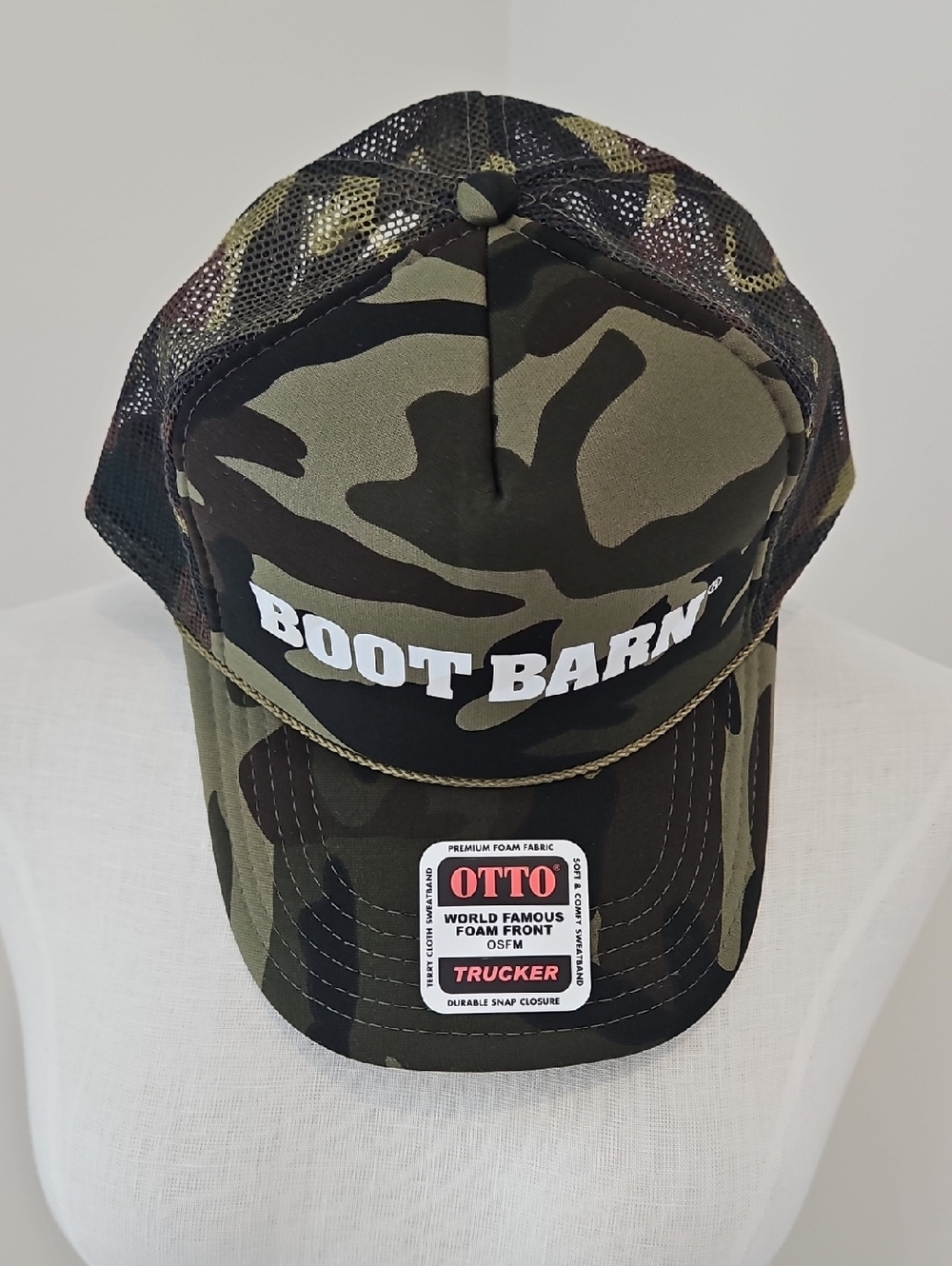 Boot Barn Women's Camo Trucker Hat - Green Camouflage